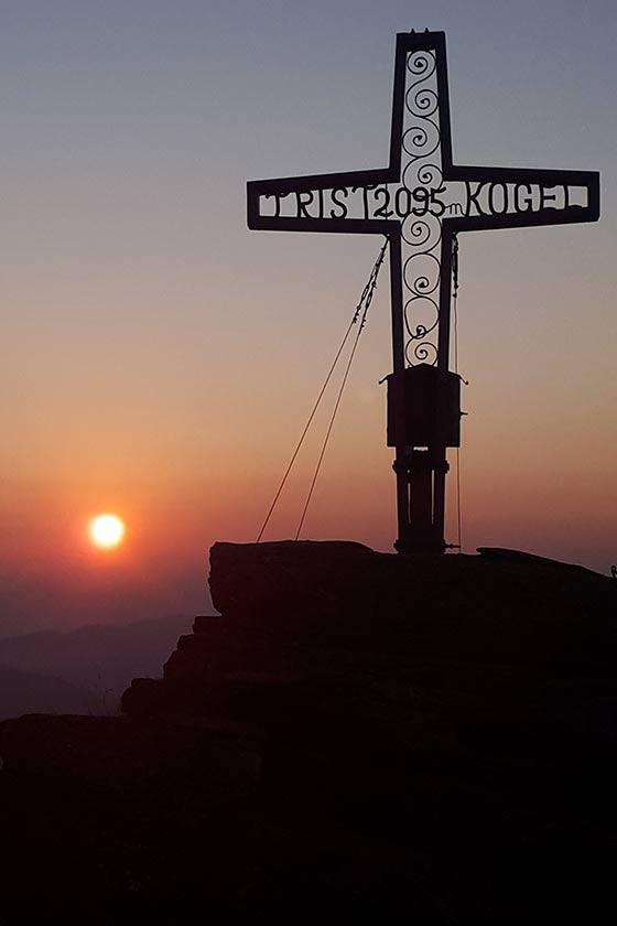startseite tristkogel sonne untergang gipfel   startseite tristkogel sonne untergang gipfel